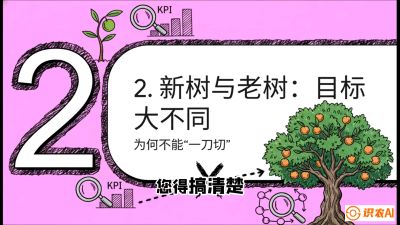第3节：【春肥策略】开春底肥：新树&ldquo;扩版图&rdquo;，老树&ldquo;点引擎&rdquo;，课程：《柑橘底肥&ldquo;翻身账&rdquo;：从改土到高产的实战全书》