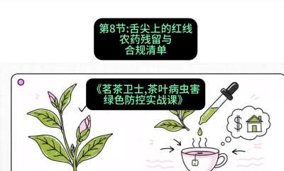 第08节：舌尖上的红线&mdash;&mdash;农药残留与合规清单，课程：《茗茶卫士&mdash;&mdash;茶叶病虫害绿色防控实战课》#识农AI