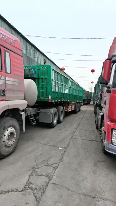 2月23号，源沃肥业排队装车中