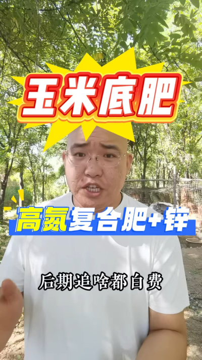 玉米底肥，高氮复合肥➕锌